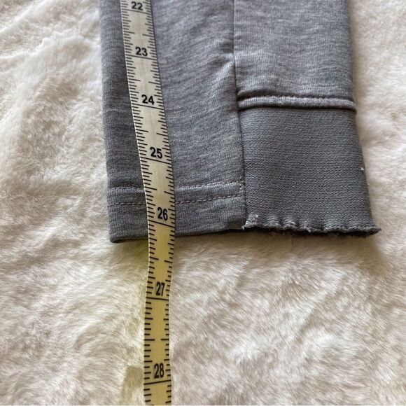 Gymshark Gray Hooded Tunic Length Sweatshirt Size Medium - Picture 9 of 9